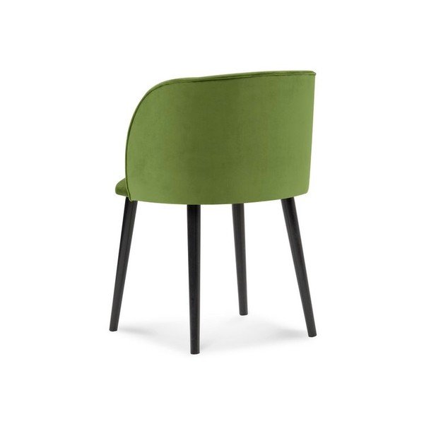 Зелен трапезен стол с кадифена тапицерия Aurora - Windsor & Co Sofas-image-2