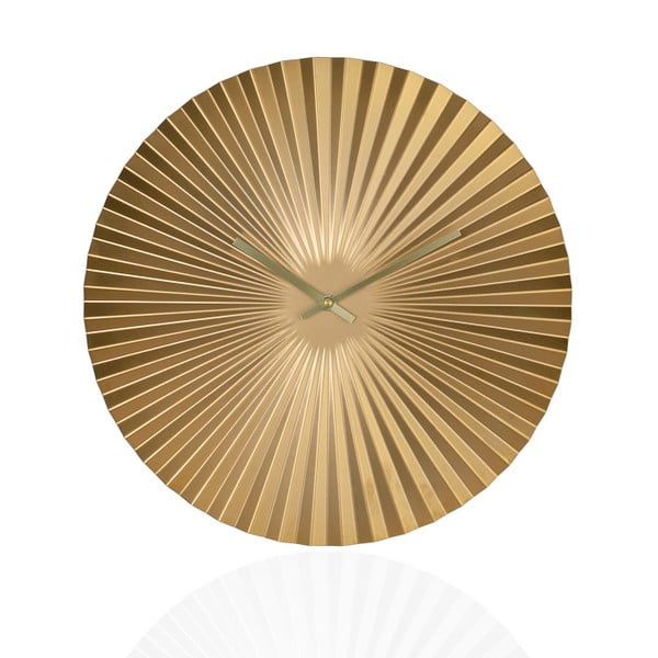 Zlaté nástěnné hodiny Andrea House Origami, 40 cm