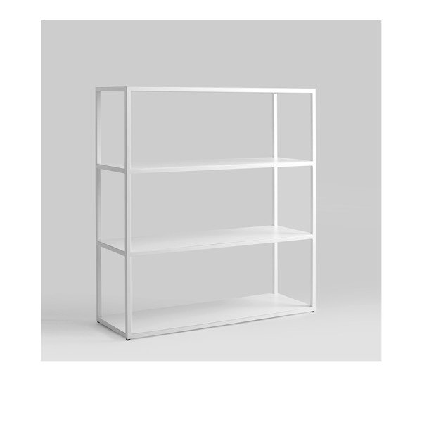 Бяла етажерка за книги , височина 110 cm Hyller - CustomForm-image-3