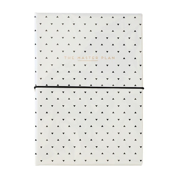 Koženkový zápisník s blokem na úkoly a propiskou Alice Scott by Portico Designs