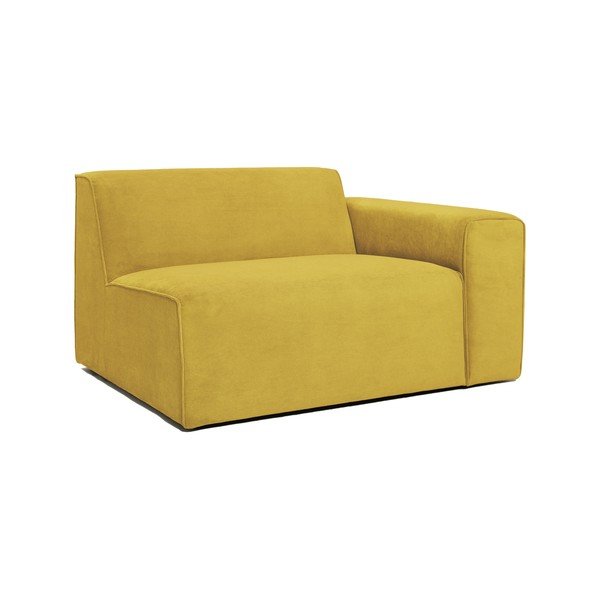 Модул на жълт велурен диван (десен ъгъл) Sting - Scandic-image-2