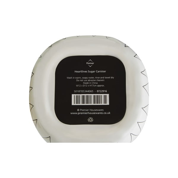 Каменна захарница Heartlines - Premier Housewares-image-4