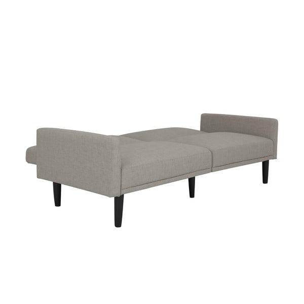 Светлосив разтегателен диван 198 cm - Støraa-image-4