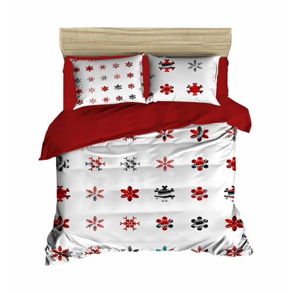 Коледно спално бельо за двойно легло с чаршаф Miriam, 160 x 220 cm - Mijolnir
