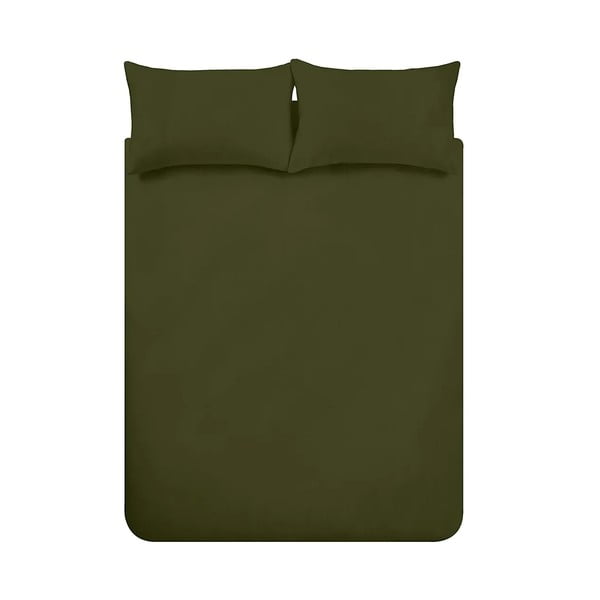 Двойно  фланелено спално бельо в цвят каки 200x200 cm Brushed – Catherine Lansfield-image-3