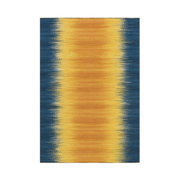 Син и жълт ръчно изработен килим Sunset 8070, 140 x 200 cm - Arte Espina-image-2