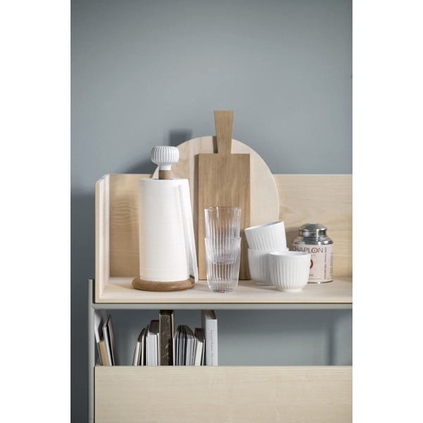 Стойка за хартиени кърпи от дъбово дърво с детайл от бял порцелан Hammershoi Hammershøi - Kähler Design-image-2