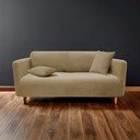 Кафяво триместно ластично покривало за диван Sacha – douceur d'intérieur