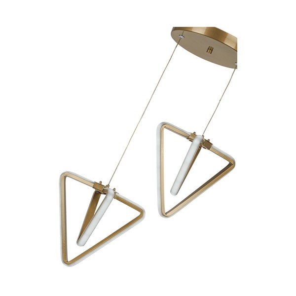 Метално LED висящо осветително тяло в бронзов цвят ø 20 cm Baris – Squid Lighting-image-3