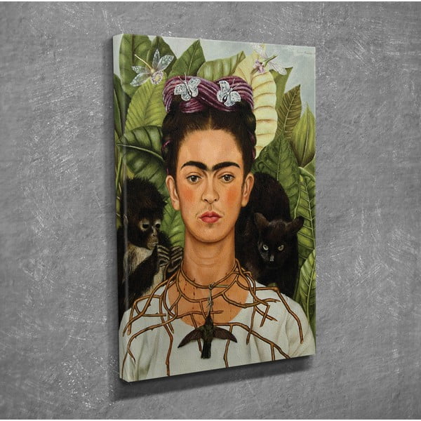 Репродукция на стена върху платно Frida Kahlo, 30 x 40 cm - Wallity-image-1
