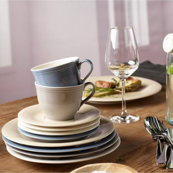 Десертна чиния от бял и сив порцелан Villeroy & Boch , ø 21,5 cm Like Color Loop - like | Villeroy & Boch-image-2