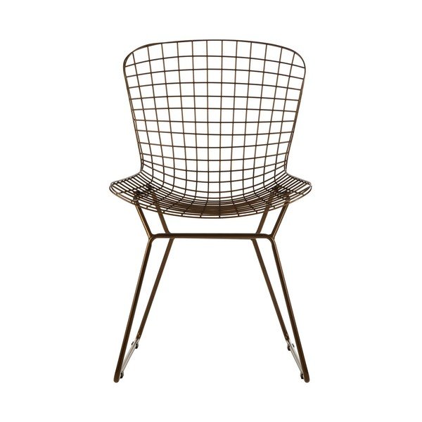 Метален трапезен стол в бронзов цвят District – Premier Housewares-image-2