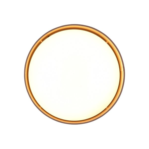 Светлокафяво LED осветление за таван ø 30 cm Locarno - Reality-image-2