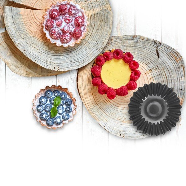 Метални форми за печене 6 бр. ø 7 cm – Orion-image-3