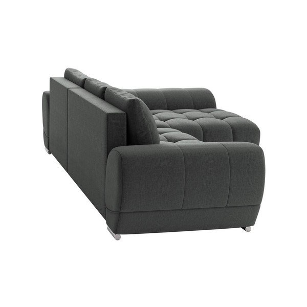 Тъмно сив разтегателен диван Cloudlet, десен ъгъл - Windsor & Co Sofas-image-2