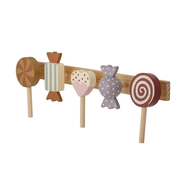 Стенна закачалка от борово дърво за деца Rudy - Bloomingville Mini-image-3