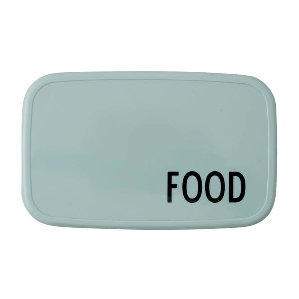 Светлозелена кутия за обяд FOOD, 18 x 11 cm - Design Letters