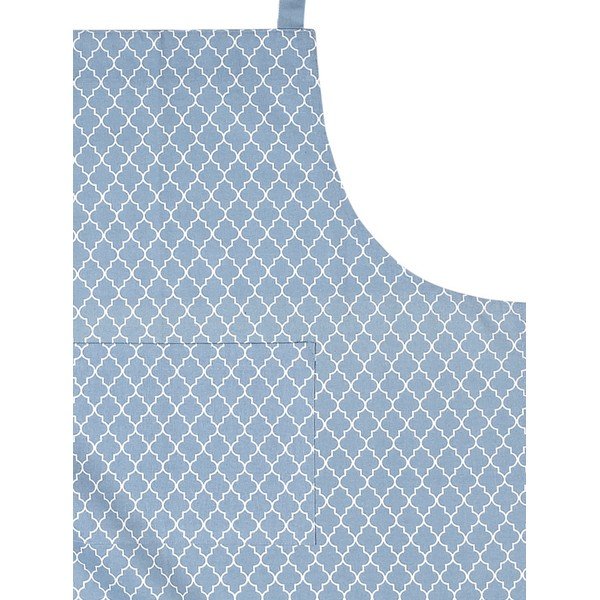 Светлосиня памучна престилка Arabesk - Tiseco Home Studio-image-2