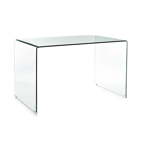 Стъклена работна маса 70x126 cm Bend - Tomasucci-image-2
