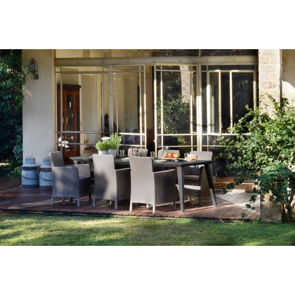 Светлокафяв пластмасов градински стол Trenton – Keter-image-2