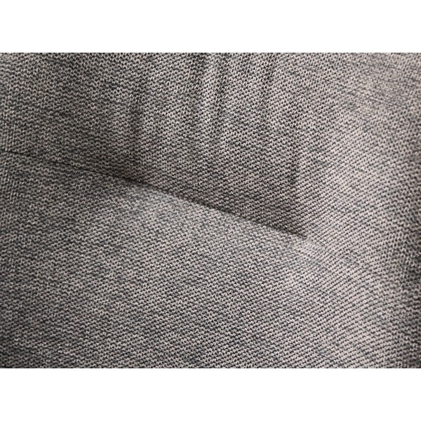 Сив тапициран трапезен стол с подлакътници Roxana – Unique Furniture-image-1