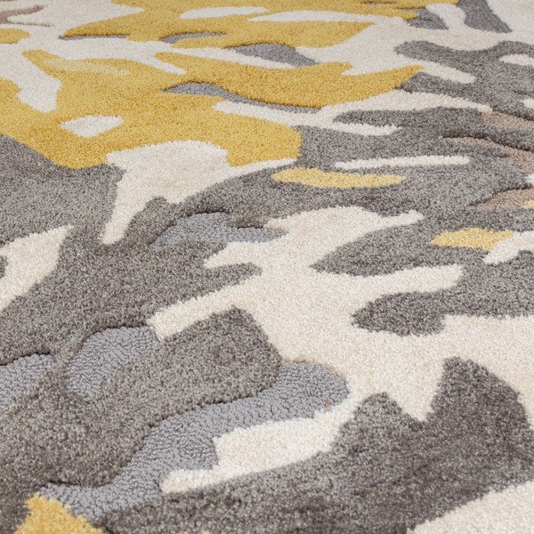 Сив и жълт килим , 160 x 230 cm Soft Floral - Flair Rugs-image-2