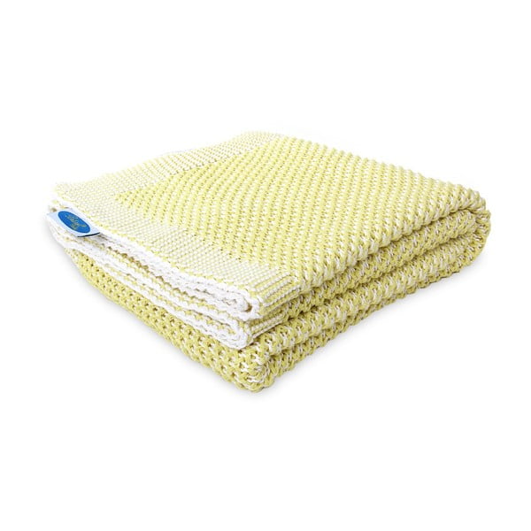 Dětská deka Baby Blanket Yellow, 90x90 cm