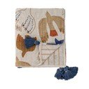 Кафяво одеяло от рециклиран памук 130x160 cm Anniversary – Bloomingville
