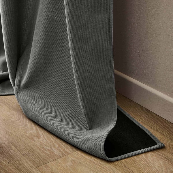 Антрацитно термо перде от рипсено кадифе 140x260 cm Madison – douceur d'intérieur-image-4