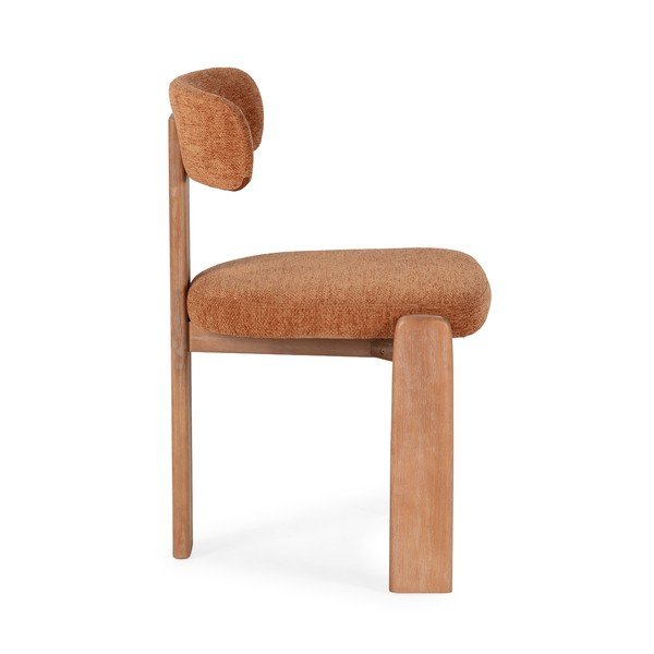 Тапицирани трапезни столове в комплект 2 бр. в тухлен цвят Nadia – MOME-image-4