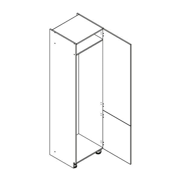 Висок кухненски шкаф за вграден хладилник (широчина 60 см) Aden - STOLKAR-image-3