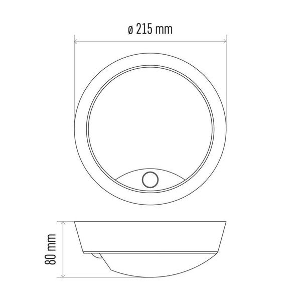 Матово черно LED осветление за таван със сензор за движение Zuri - EMOS-image-4