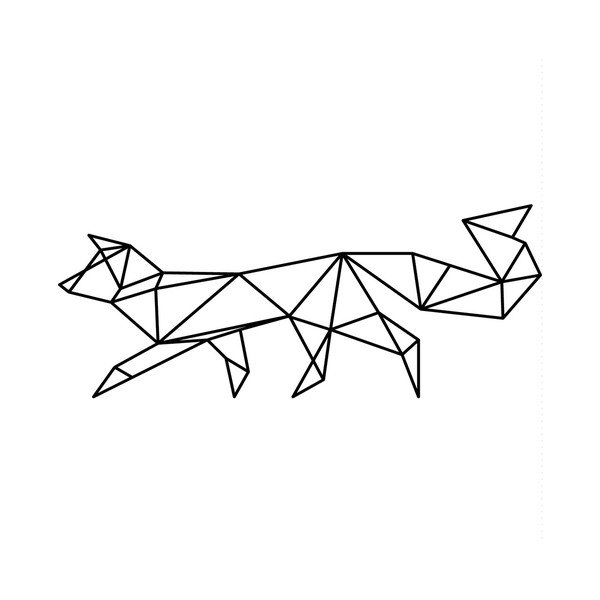 Samolepka Ambiance Origami fox-image-3