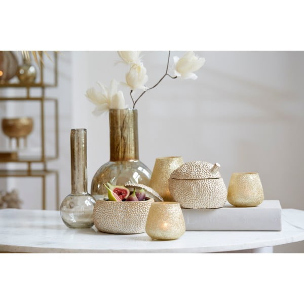 Керамична декоративна кутия за съхранение с капак Durio - Light & Living-image-1