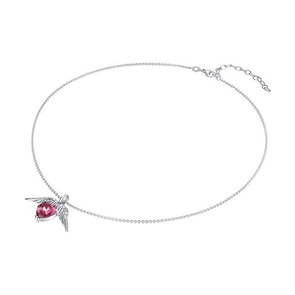 Náhrdelník se Swarovski Elements Ruby Crystal-image-2