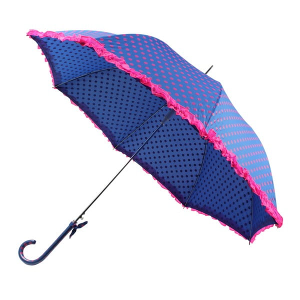 Růžovomodrý skládací deštník Bombay Duck Confetti
