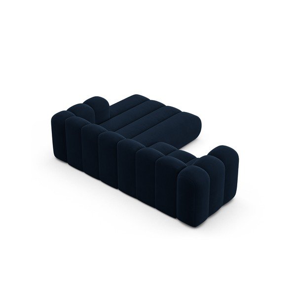 Тъмносин ъглов диван (десен ъгъл) Lupine – Micadoni Home-image-3