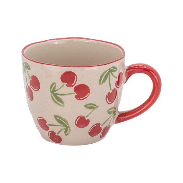 Бежова керамична чаша 250 ml Cherries – Sass & Belle