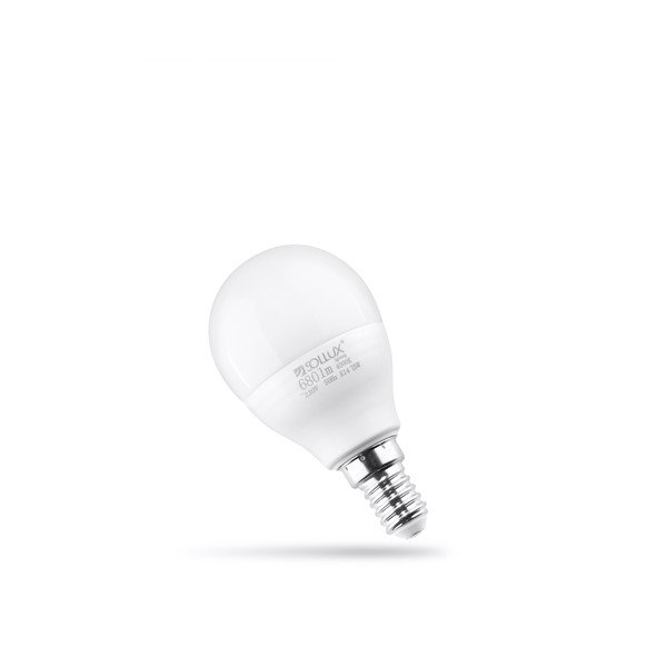 Неутрална бяла LED крушка E14, 7,5 W – Sollux