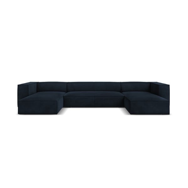 Тъмносин ъглов диван (U-образен) Madame - Windsor & Co Sofas
