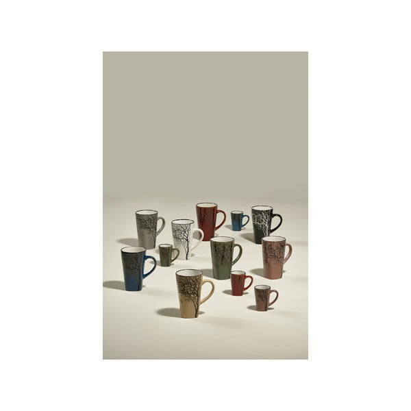 Червена керамична чаша 500 ml Hela – Villa Collection-image-1
