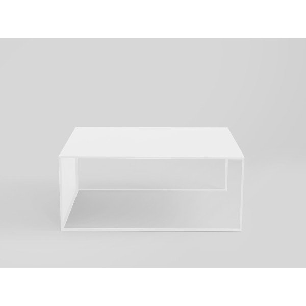 Бяла метална масичка за кафе 60x100 cm 2Wall – CustomForm-image-2