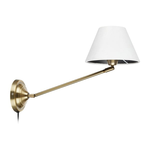 Стенна лампа в бяло-златисто Garda - Markslöjd
