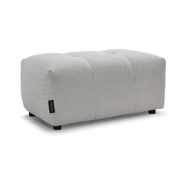 Светлосива табуретка  от букле Roxelane – Bobochic Paris-image-3