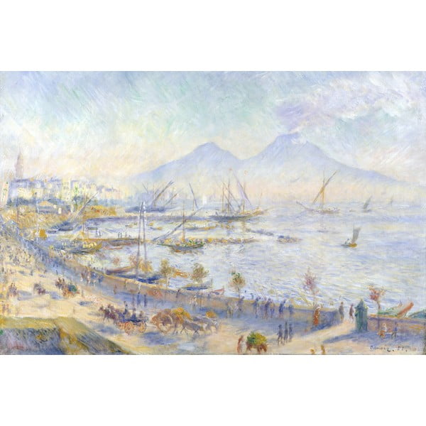 Репродукция на картина на Огюст Реноар - , 60 x 40 cm The Bay of Naples - Fedkolor