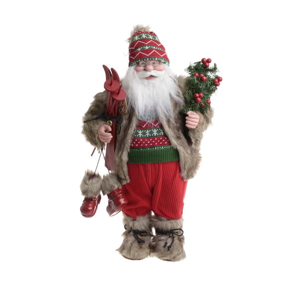 Коледна декорация от плат във формата на Дядо Коледа Емили - InArt