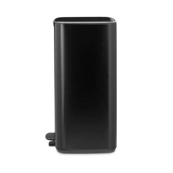 Матово черно стоманено кошче за боклук с педал 30 l Bo – Brabantia-image-3