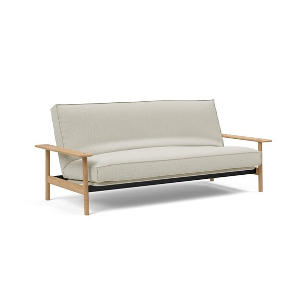 Бял разтегателен диван със свалящо се покривало Mixed Dance Neutral, 97 x 230 cm Balder - Innovation-image-2