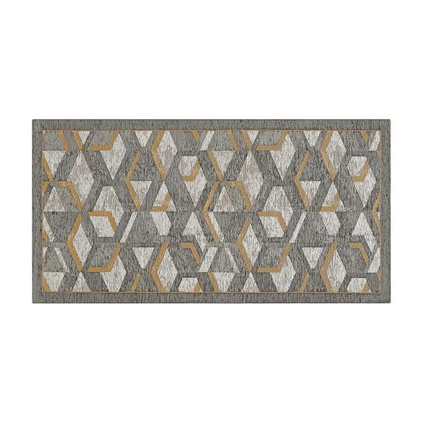 Сиво-златиста пътека , 55 x 190 cm Hypnotik - Floorita-image-2