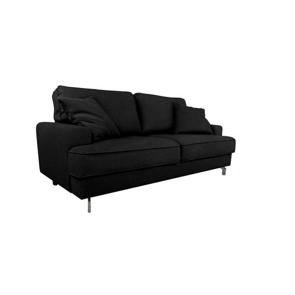 Černá trojmístná pohovka Kooko Home Rumba-image-3